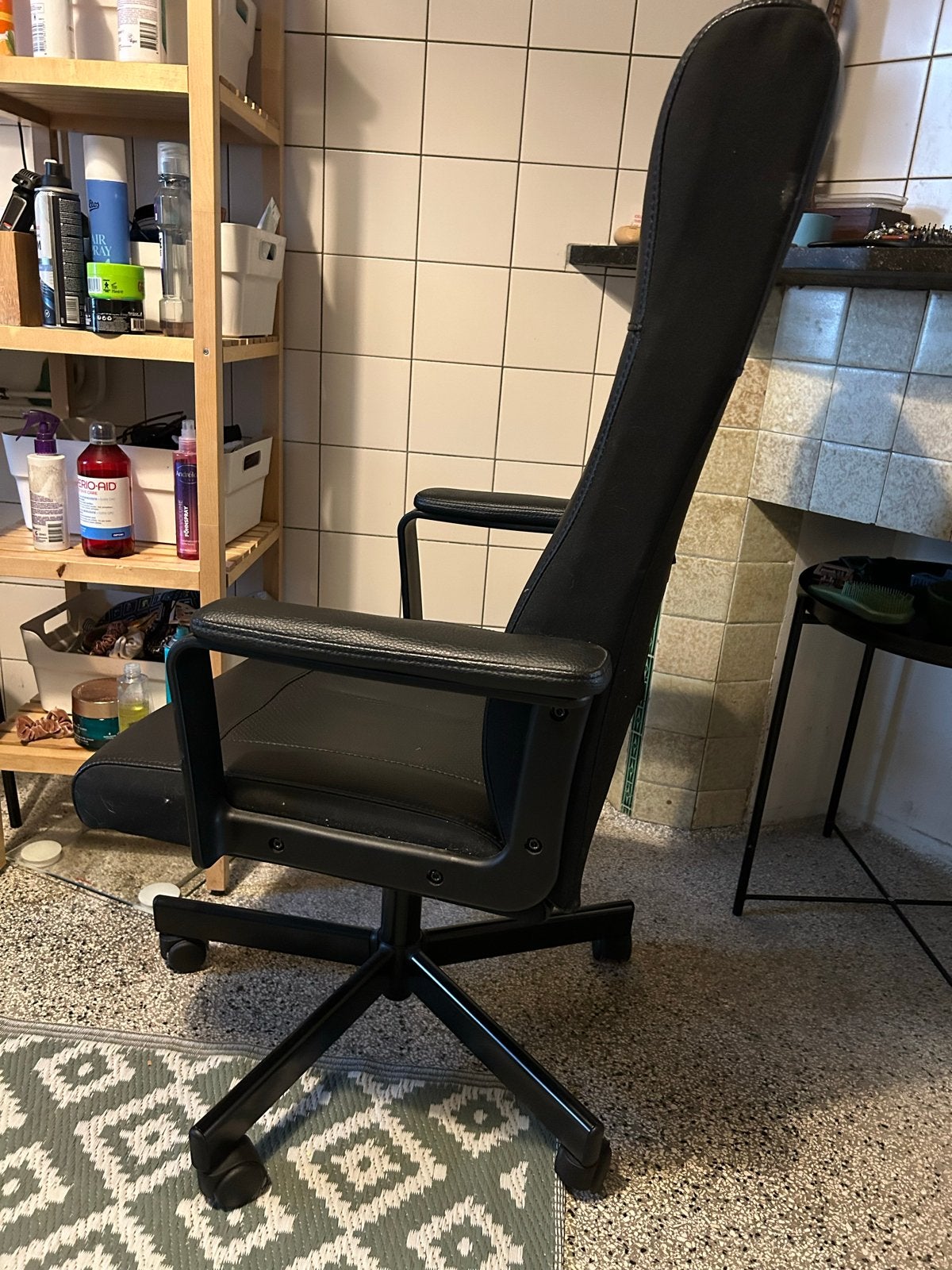 Ikea Bureaustoel MILLBERGET - Murum zwart, Ophalen, Gebruikt, Zwart, Bureaustoel