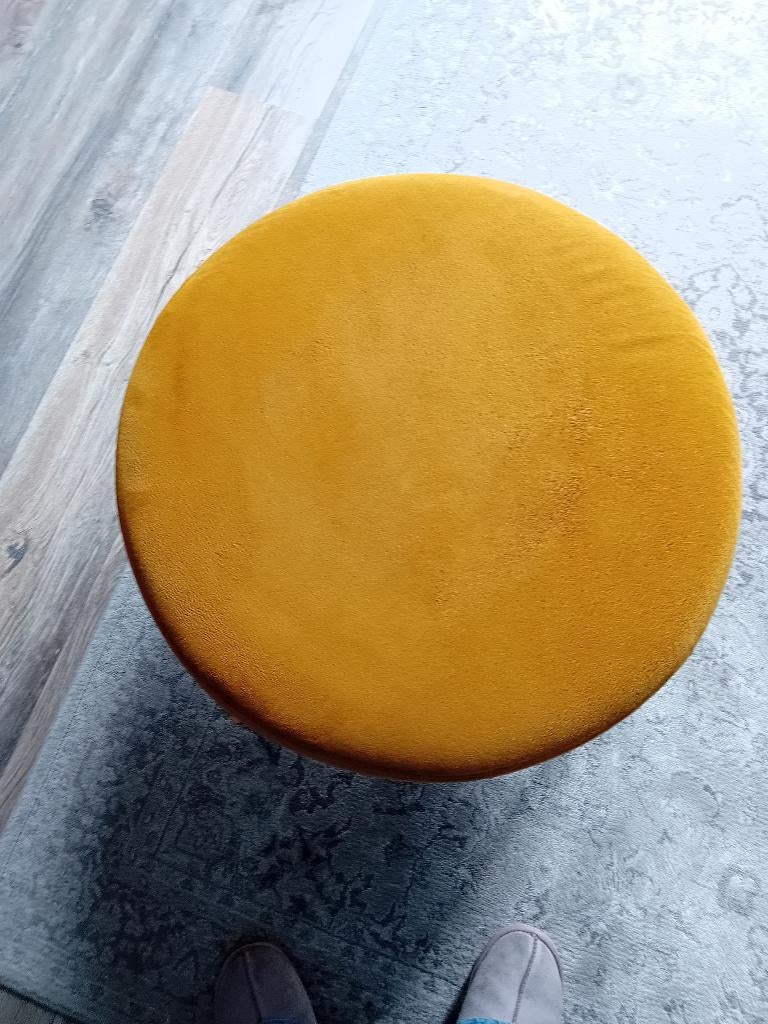 Poef, Ophalen, Minder dan 50 cm, Gebruikt, Rond