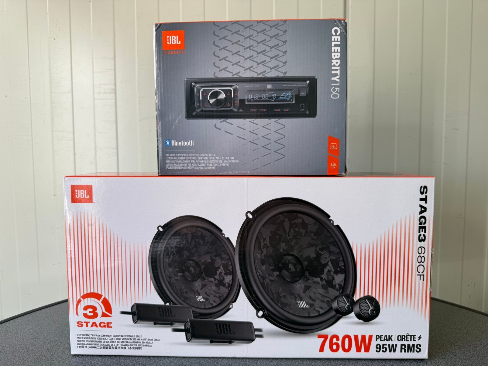 JBL Celebrity 150 + Stage3 68CF Speaker Set | complete set, Ophalen of Verzenden, Zo goed als nieuw