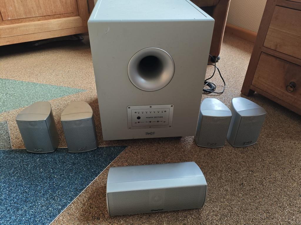 Teufel concept e magnum met decodeerstation 5 van Teufel, Gebruikt, 70 watt of meer, 5.1-systeem, Overige spelers