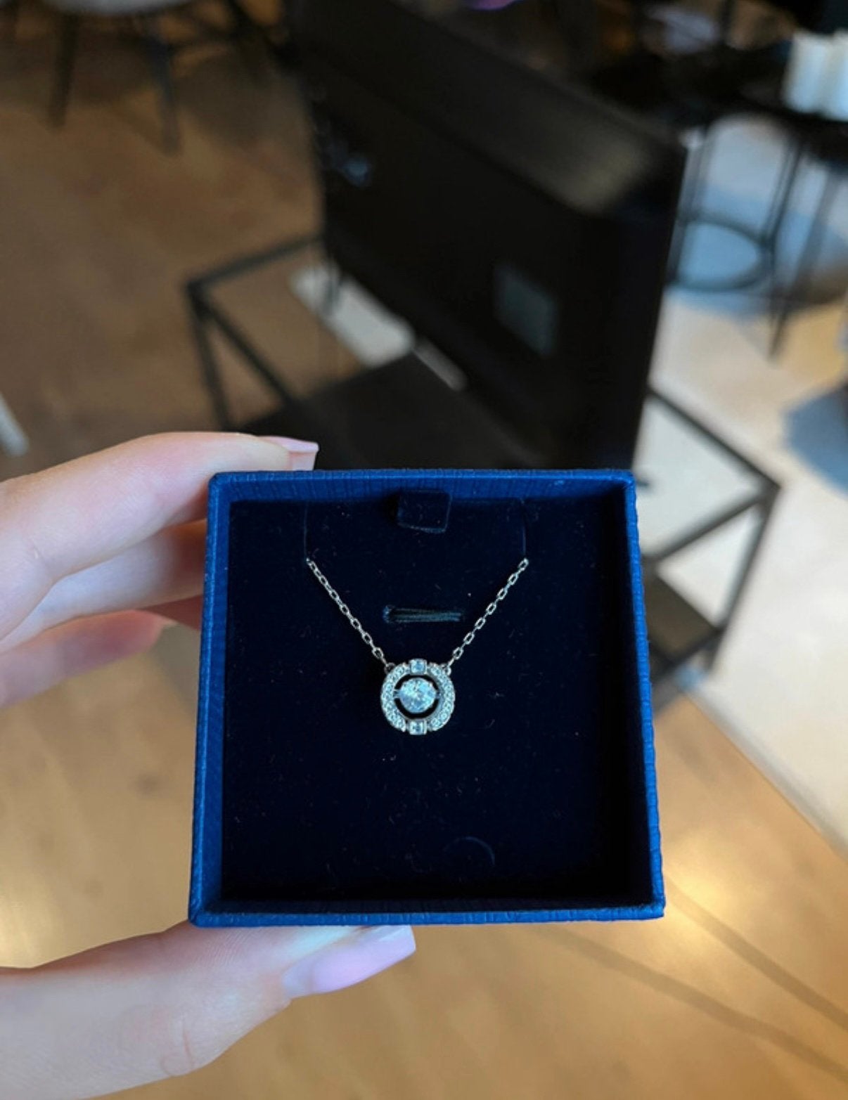 Swarovski Sparkling Dance ketting, Ophalen of Verzenden, Zo goed als nieuw, Goud