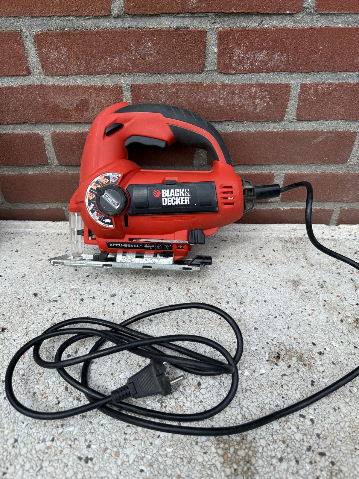 Black & Decker Decoupeerzaag met Koffer, Doe-het-zelf en Verbouw, Ophalen of Verzenden, Gebruikt, Zaag