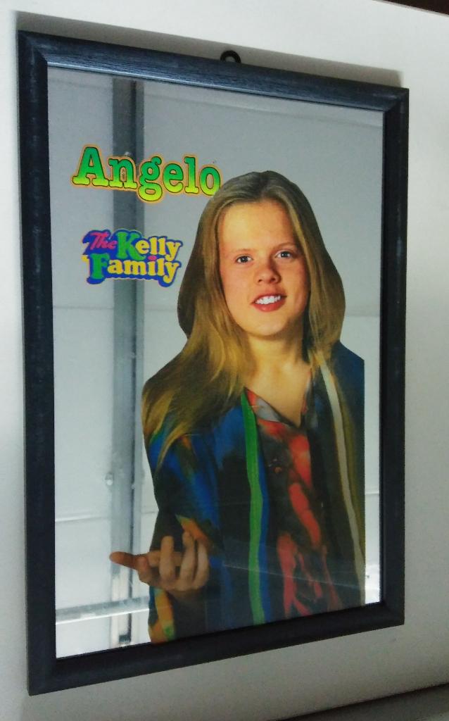 The Kelly Family Angelo artiest vintage rare spiegel groep, Ophalen of Verzenden, Gebruikt, Overige typen