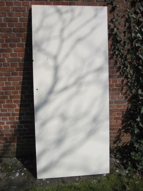 203hx89,5br Deur met facet geslepen spiegelglas / kastdeu, Ophalen, Zo goed als nieuw