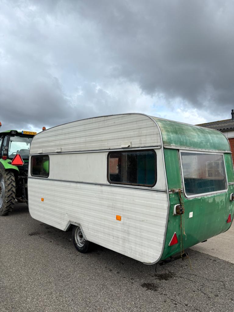 Leuke festival/speel caravan, Ophalen