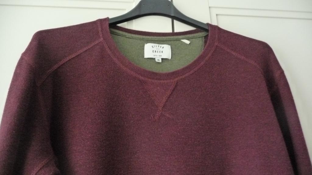 Trui Silver Creek XL – Bordeaux, Kleding | Heren, Truien en Vesten, Overige kleuren, Maat 56/58 (XL), Ophalen of Verzenden, Zo goed als nieuw