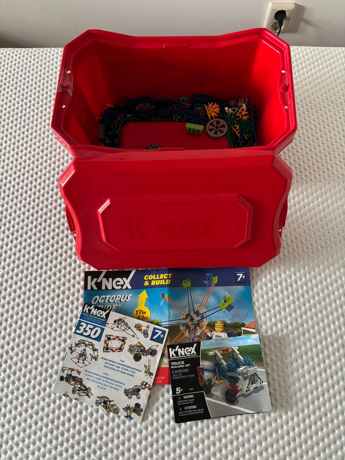 Doos met K’nex onderdelen, Ophalen, Gebruikt, K'nex