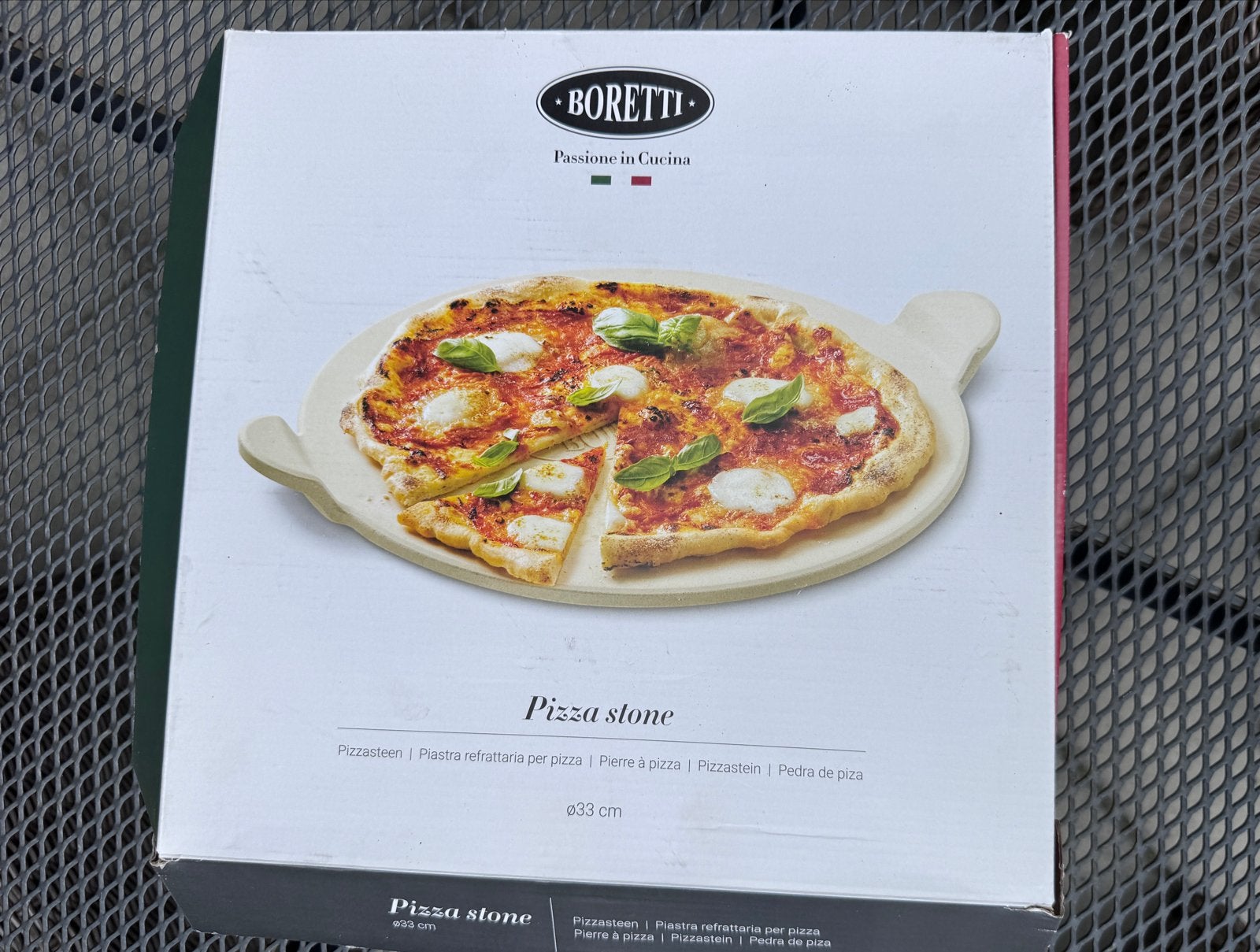 Nieuwe Boretti pizzasteen - Ø 33 cm, Ophalen of Verzenden, Nieuw