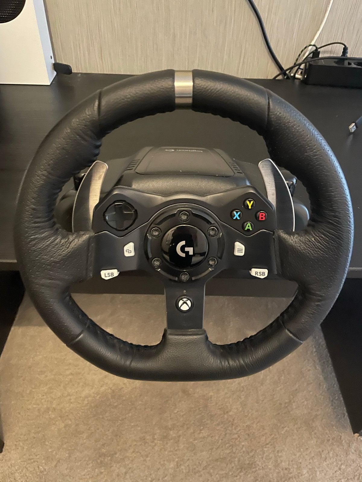 Xbox Logitech G920 Driving Force racestuur met pedalen, Spelcomputers en Games, Ophalen, Racestuur, Xbox, Force feedback