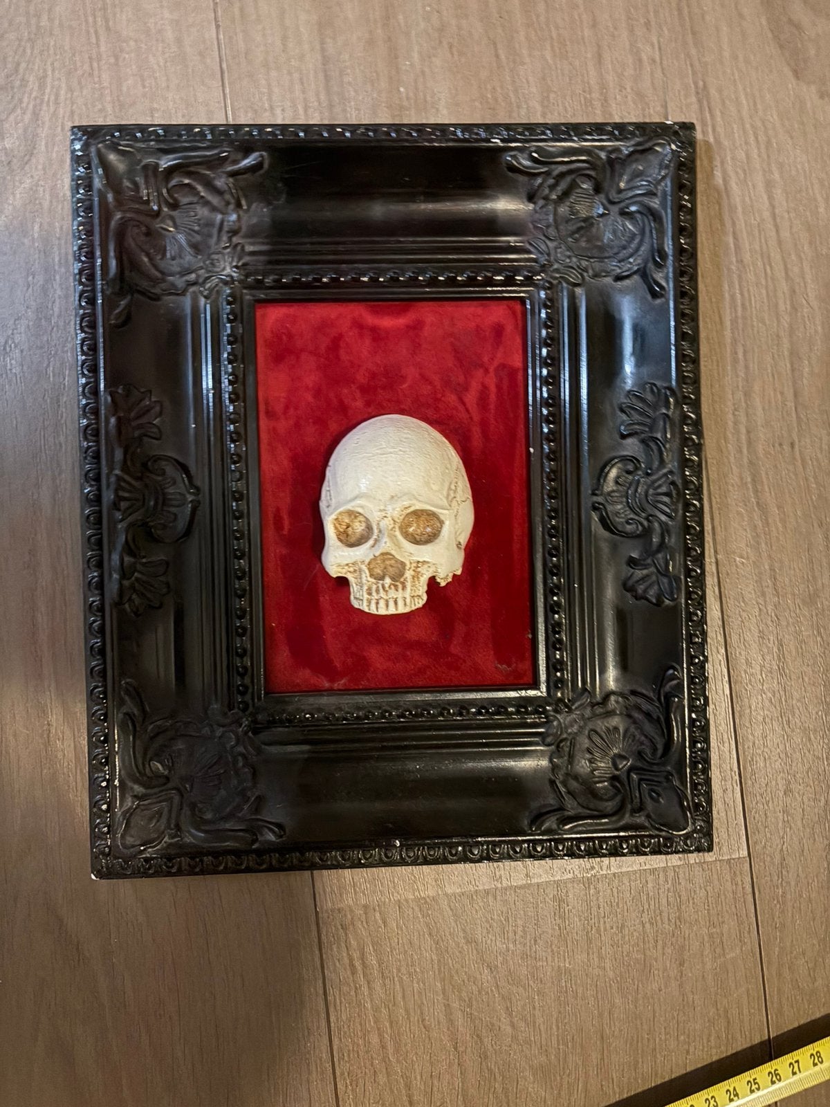 Lijst  met skull, Ophalen of Verzenden, Zo goed als nieuw