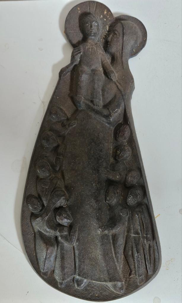 Schutsmantelmadonna Plaquette - Maria met Kindje Jezus, Ophalen of Verzenden