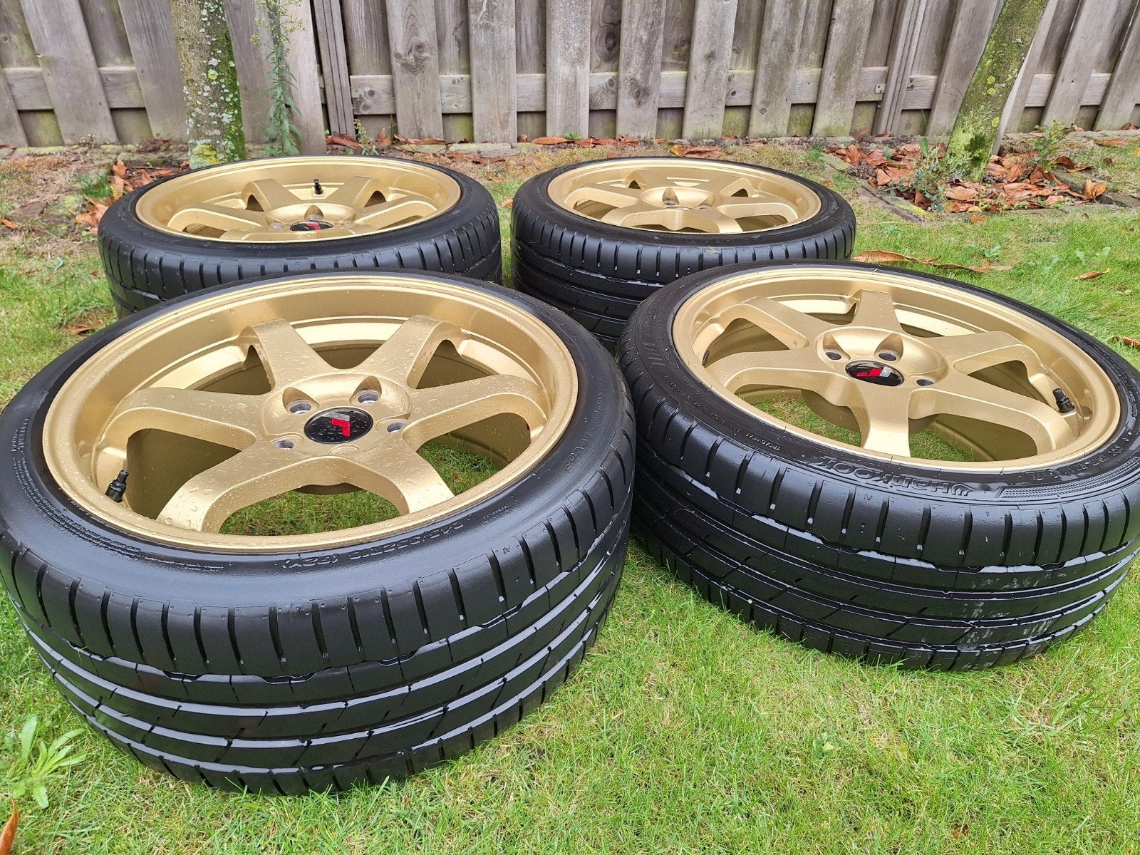 BMW velgen 5x120 breedset zgan met Hankook banden BMW E36, Ophalen