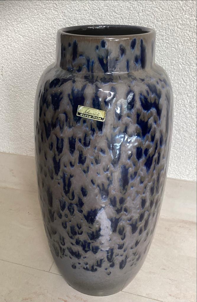 Vintage Scheurich vaas, model 553-38, West Germany hoog 39cm, Antiek en Kunst, Ophalen of Verzenden