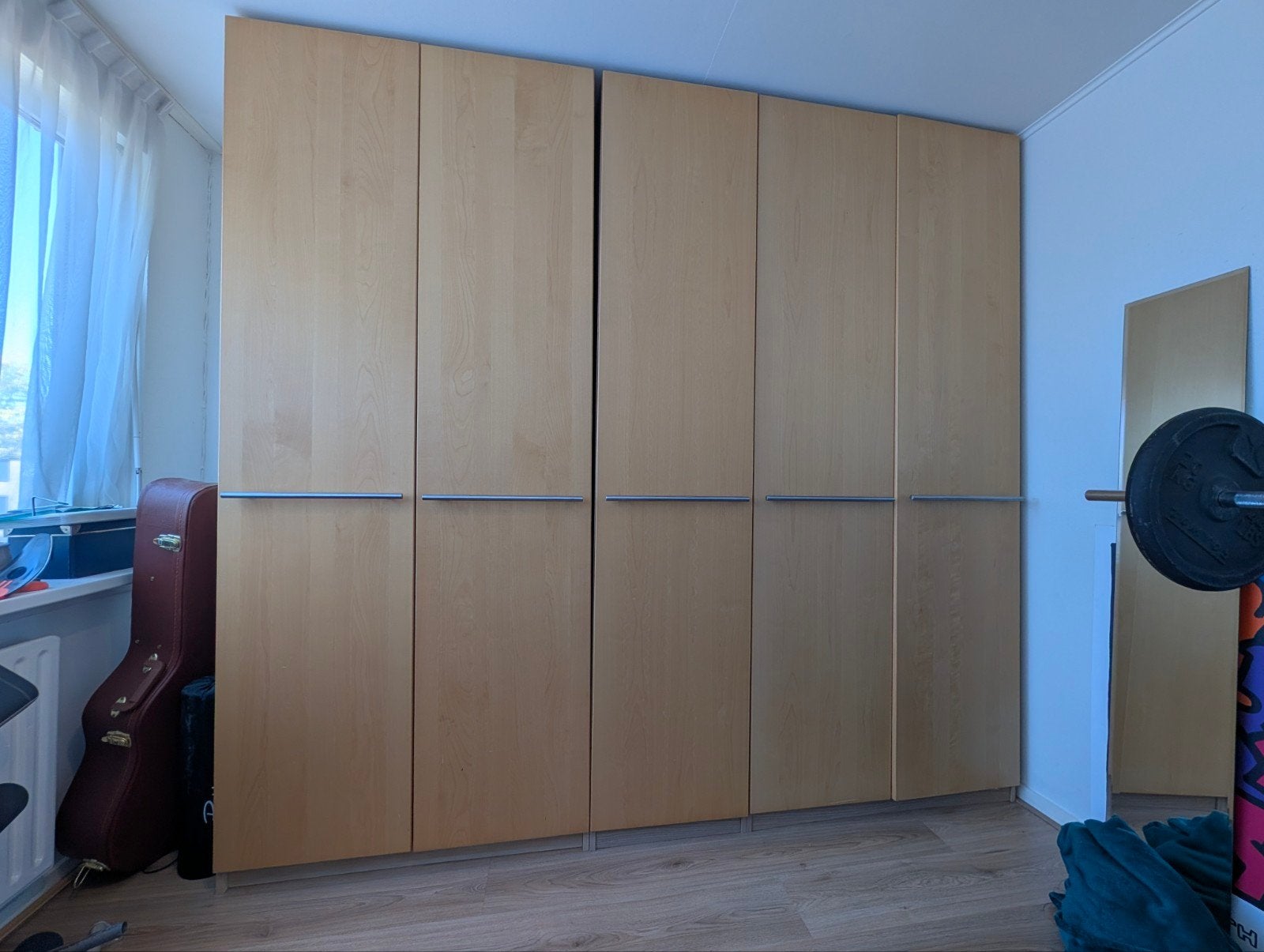 IKEA PAX deuren 50x229 cm met scharnieren en handgrepen, Ophalen, Gebruikt, 200 cm of meer, 50 tot 100 cm