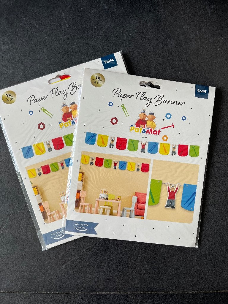 Buurman & Buurman vlaggenlijn, Hobby en Vrije tijd, Ophalen of Verzenden, Zo goed als nieuw, Versiering, Verjaardag