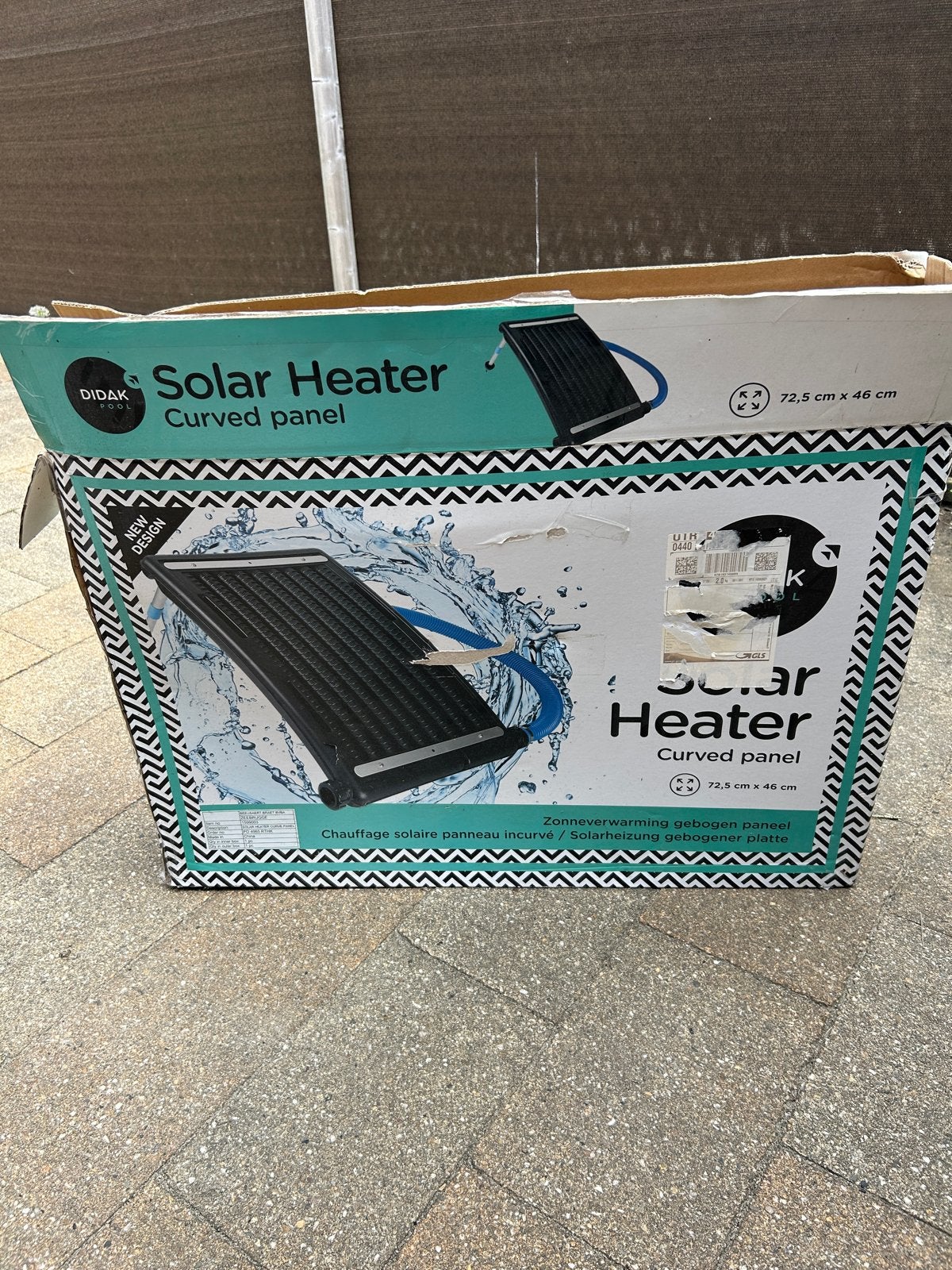 DIDAK Solar Heater Gebogen Paneel, Tuin en Terras, Zwembad-toebehoren, Ophalen, Gebruikt