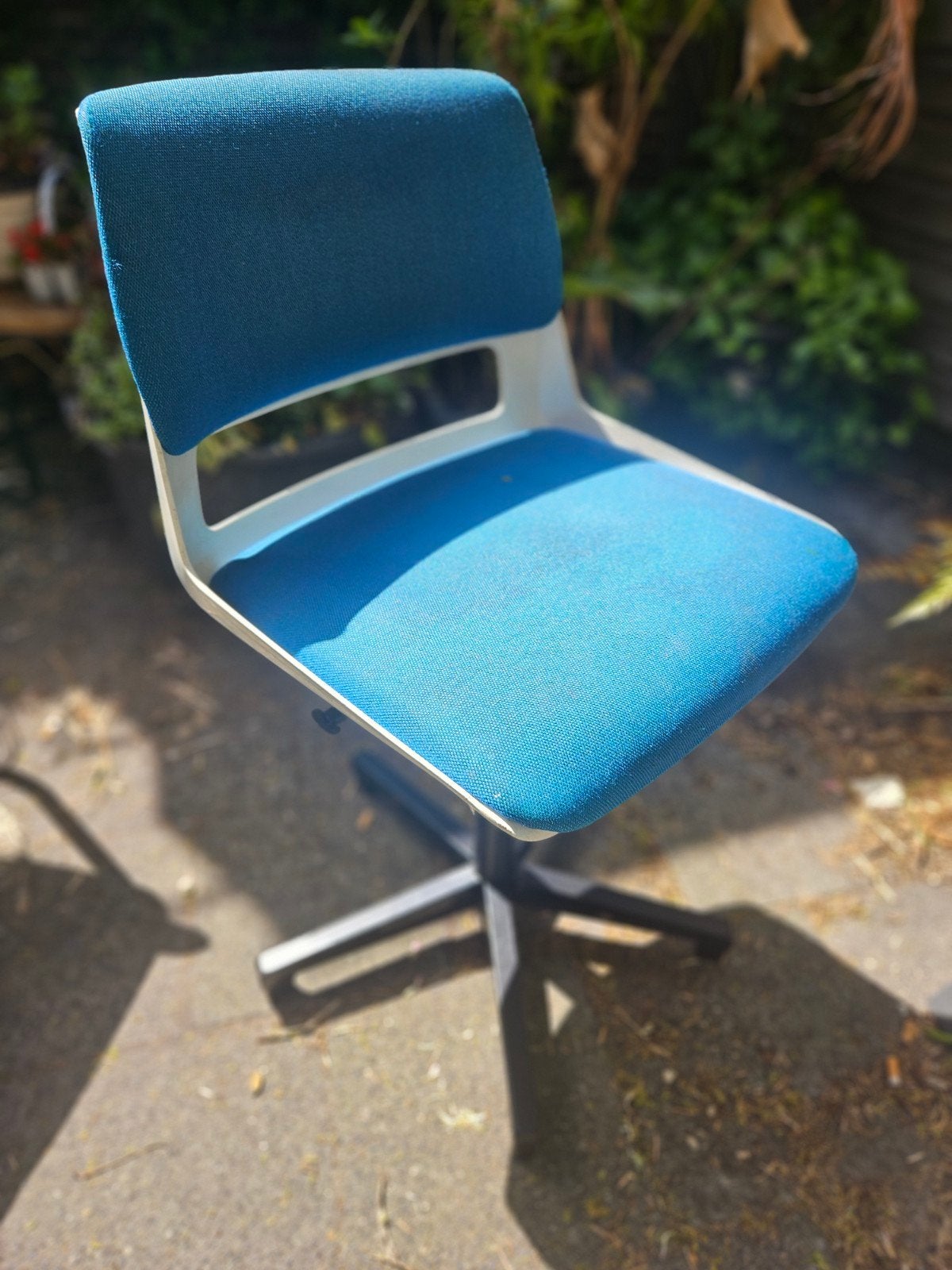 Vintage Bureaustoel Gispen AR 2706 - Jaren '60/'70, Ophalen of Verzenden, Gebruikt, Blauw, Bureaustoel