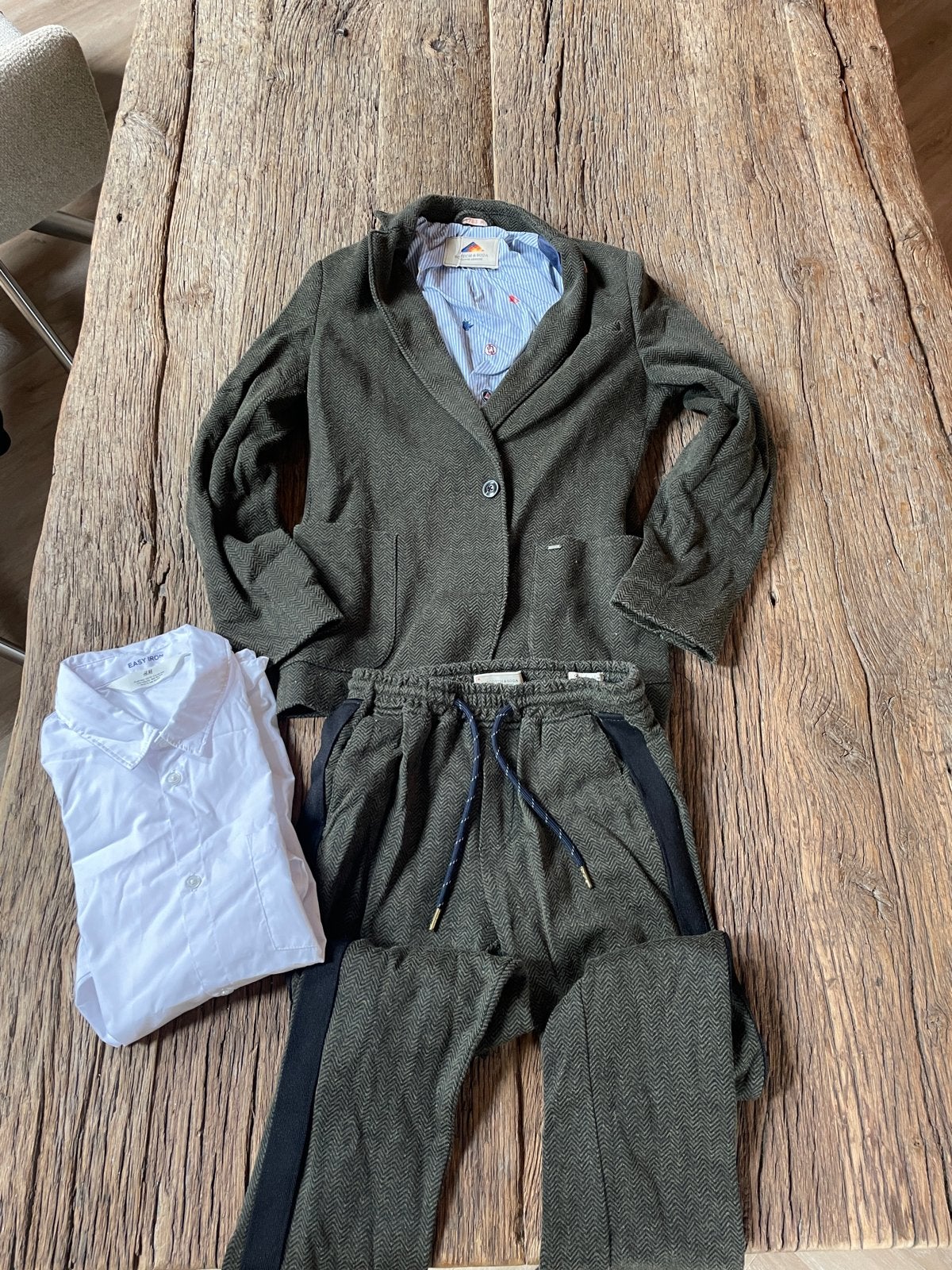 Scotch & Soda Pak kostuum - Spencer, Jas, Broek & Overhemd, Kinderen en Baby's, Kinderkleding | Maat 140, Ophalen of Verzenden
