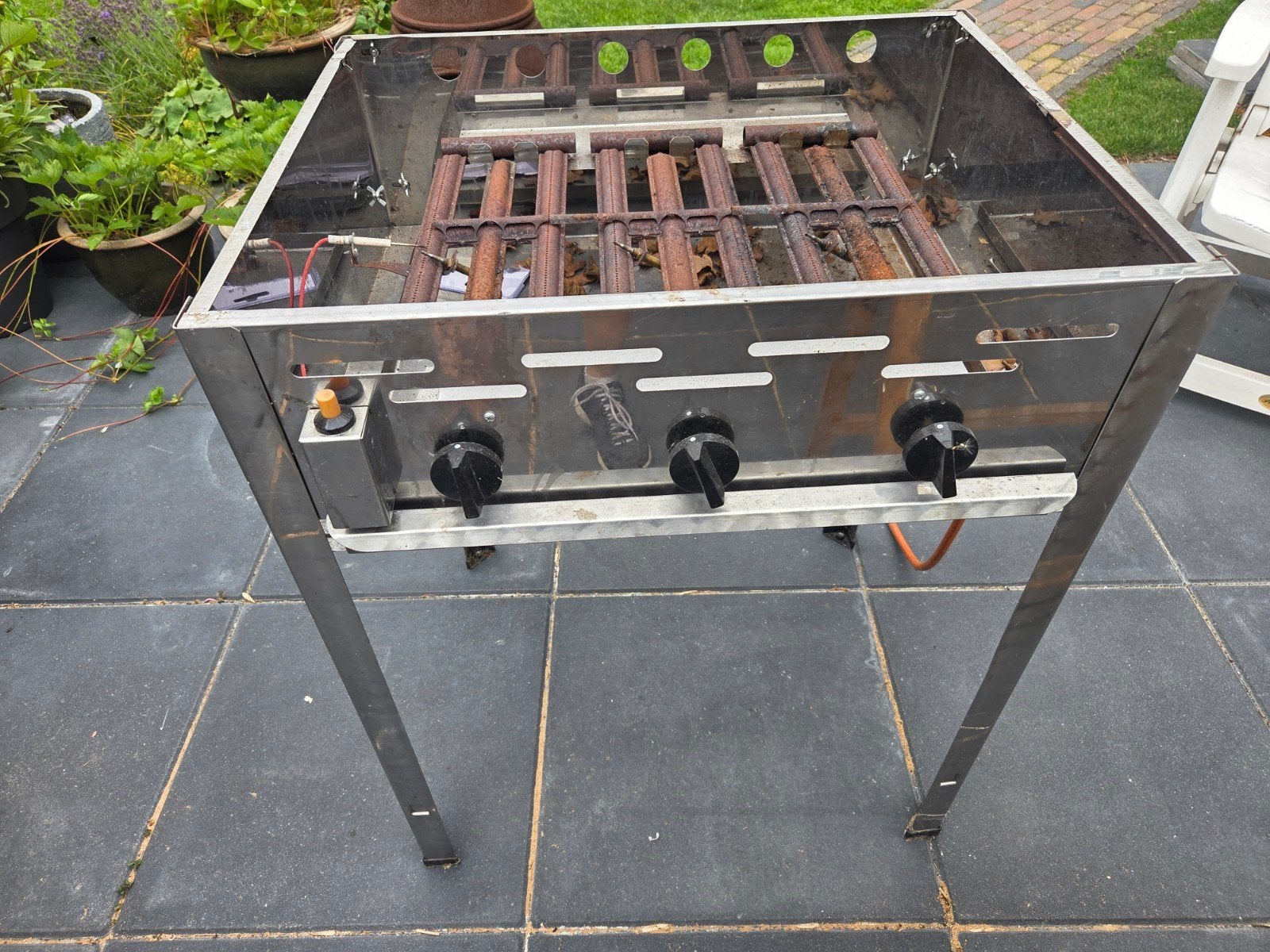 Slagers BBQ - Gasbarbecue (excl. rooster/braadpan), Ophalen, Gebruikt