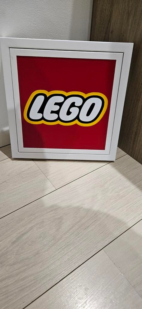 Lego lichtbak reclame bord bricks mancave speelgoed bouwen, Ophalen of Verzenden, Zo goed als nieuw, Lichtbak of (neon) lamp