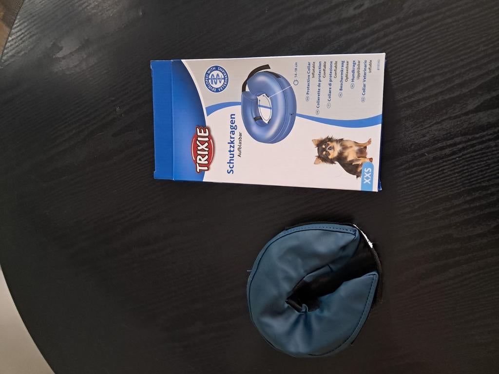 Trixie beschermkraag opblaasbaar kleine honden en katten, Dieren en Toebehoren, Ophalen of Verzenden, Zo goed als nieuw