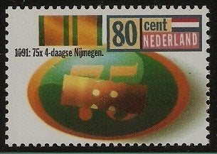 Nederland 1477 zegel vierdaagse Nijmegen., Verzenden, Postfris