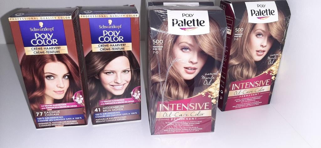 Haarverf Schwarzkopf Poly Color, 100% grijsdekking, Sieraden, Tassen en Uiterlijk, Uiterlijk | Haarverzorging, Ophalen of Verzenden