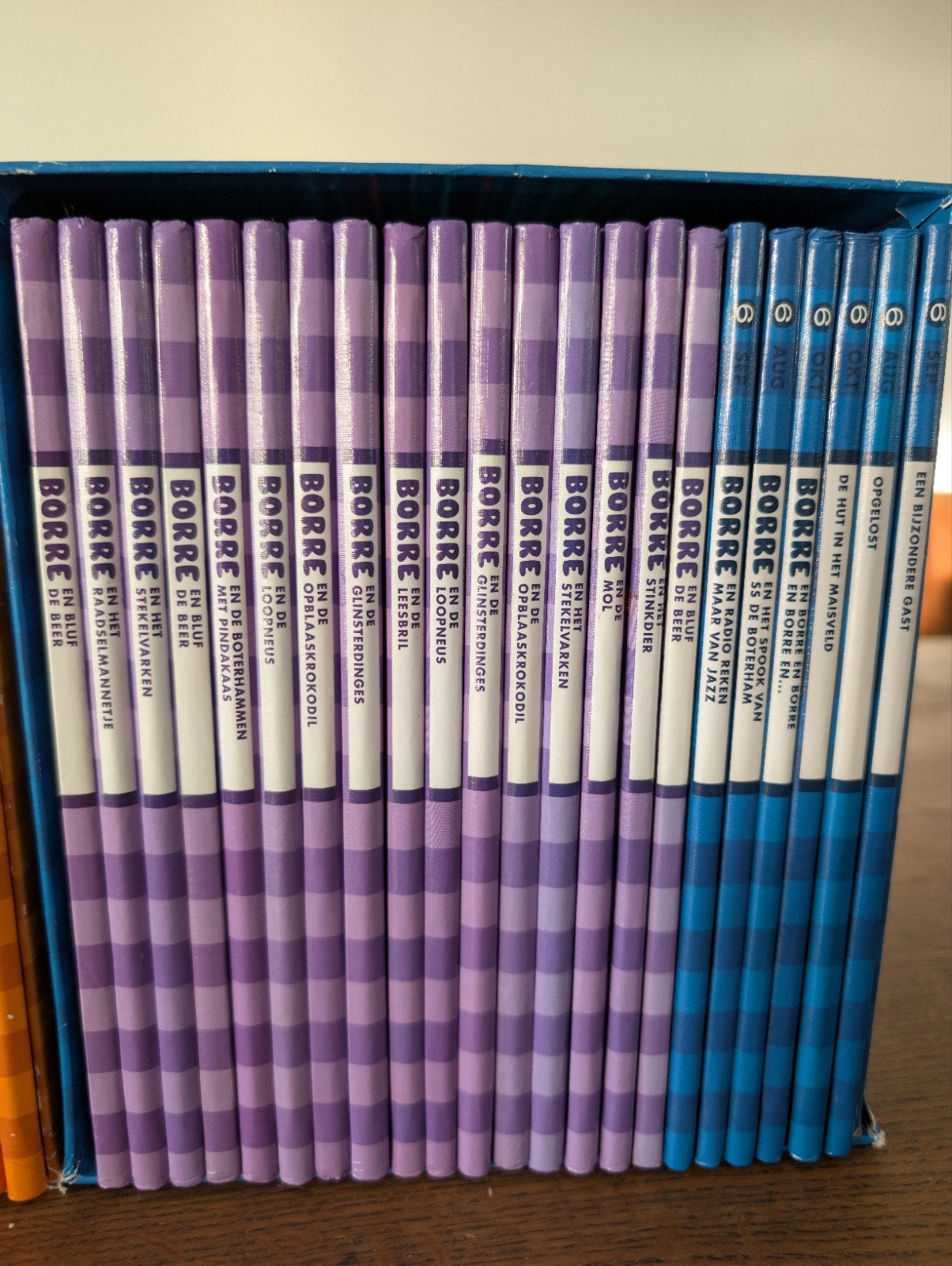 Borre Boekjes Collectie: 45 Boekjes in Twee Boxen, Boeken, Gelezen, 5 of 6 jaar, Fictie algemeen, Jongen of Meisje