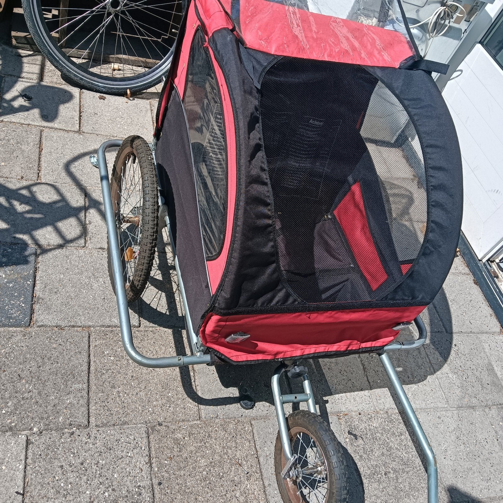Veelzijdige fietskar ideaal voor het vervoer kinderen of evt, Fietsen en Brommers, Fietsaccessoires | Aanhangers en Karren, Ophalen
