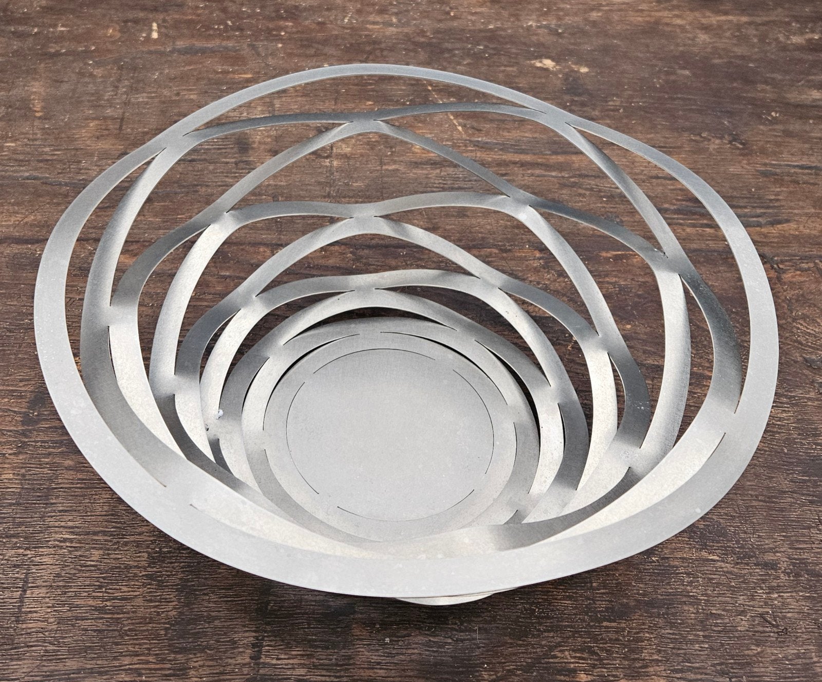 Aart Roelandt - stretch schaal RVS  Dutch Design fruitschaal, Antiek en Kunst, Kunst | Designobjecten, Ophalen of Verzenden, Object