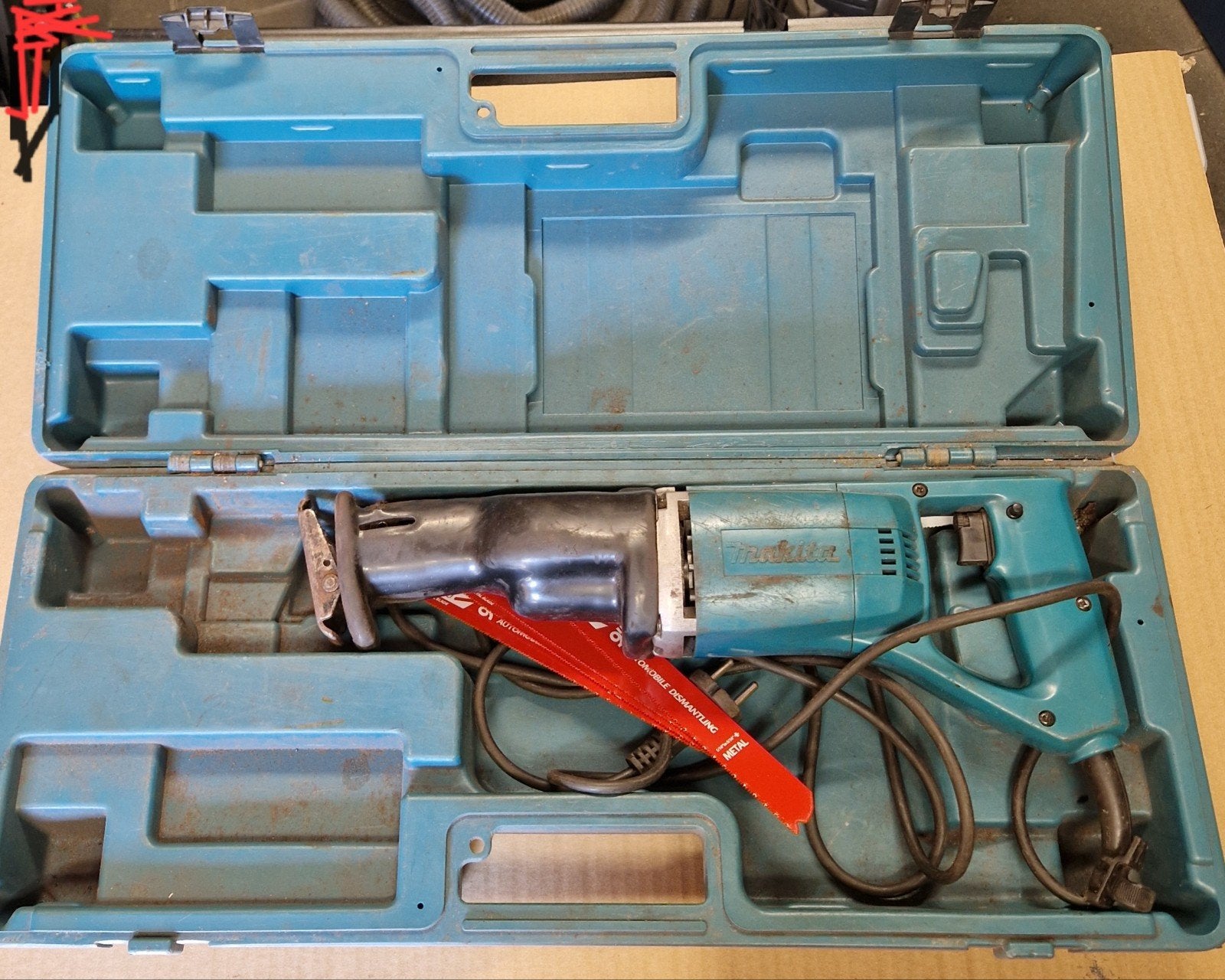 Makita JR3000 Recipro zaag, Ophalen of Verzenden, 1200 watt of meer, 30 tot 70 mm