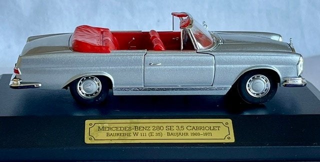 Faller Memory Cars 1:43 Mercedes-Benz 280SE cabriolet, Ophalen of Verzenden, Zo goed als nieuw, Auto, Overige merken