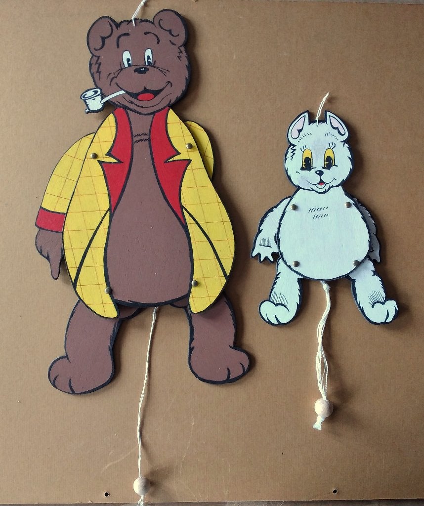 Tom Poes en Ollie B. Bommel Trekpoppen Marten Toonder, Eén stripboek, Ophalen of Verzenden, Gelezen, Marten Toonder