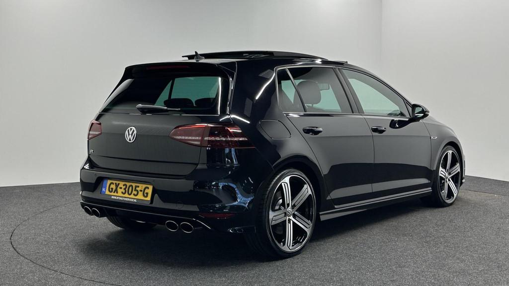 Volkswagen Golf 2.0 TSI R 4Motion PANO LEER ADAPTIEF CRUISE., Auto's, Volkswagen, Automaat, Gebruikt, 4 cilinders, Zwart