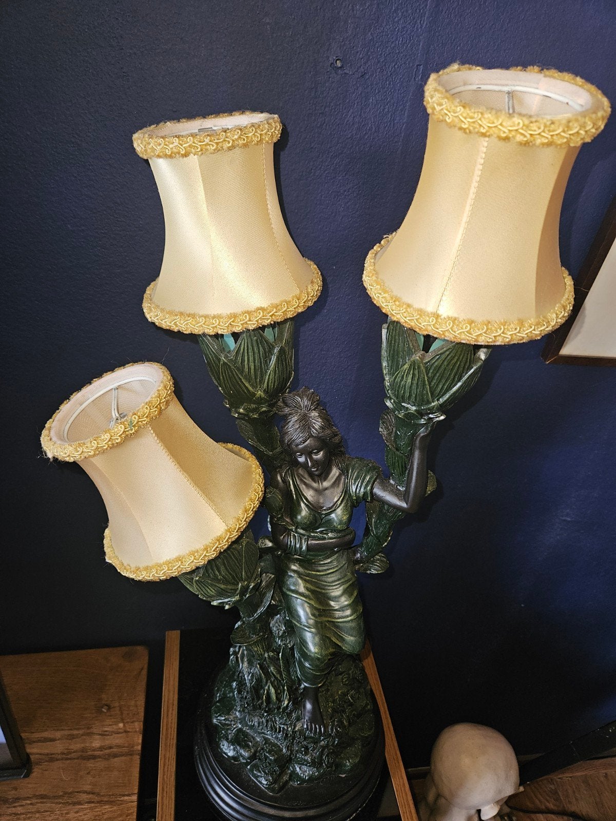 Art Nouveau lamp hars, Ophalen of Verzenden