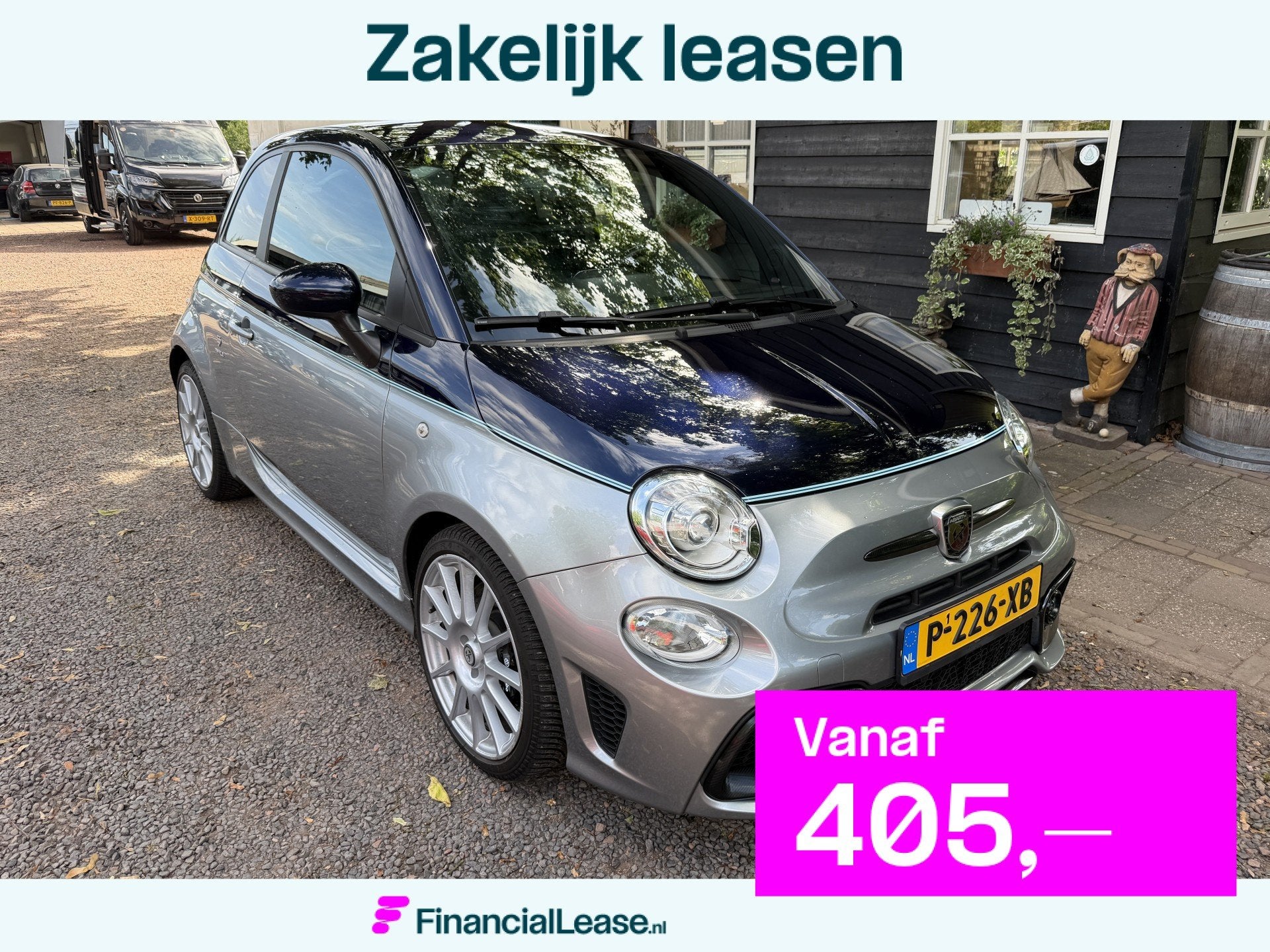 Fiat 500 1.4 T-Jet Abarth Competizione 695 RIVALE|AKRAPOVIC, Gebruikt, Euro 6, 4 cilinders, Leder
