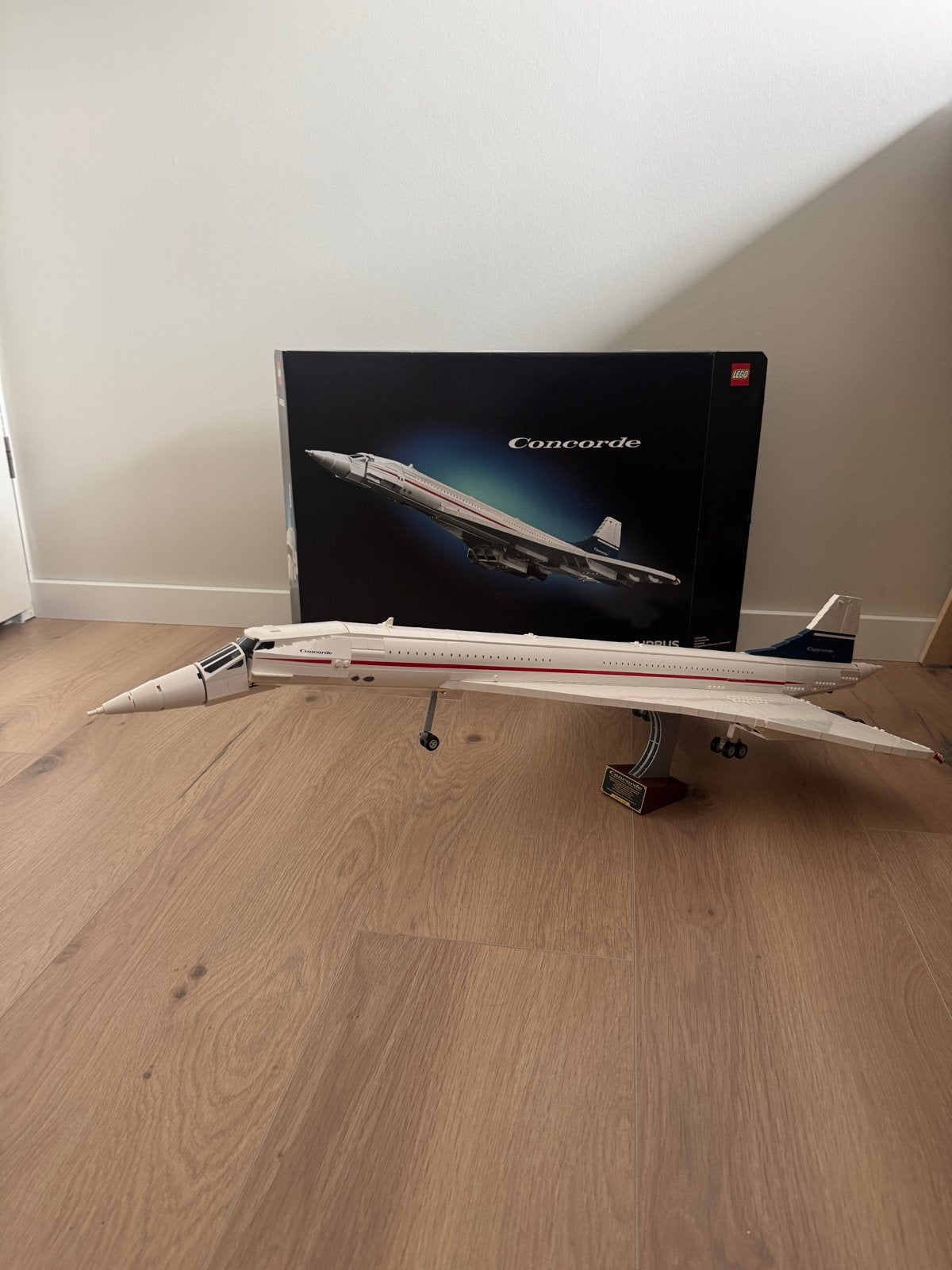 Lego Concorde (10318) - compleet en in perfecte staat, Overige merken, Auto, Groter dan 1:32, Ophalen of Verzenden
