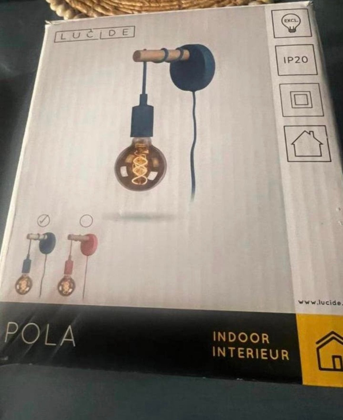 Lucide Pola lamp blauw, Ophalen of Verzenden, Nieuw