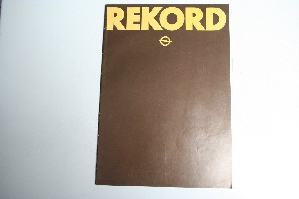 Opel Rekord type E brochure (08-1980) (88), Ophalen of Verzenden, Nieuw, Opel