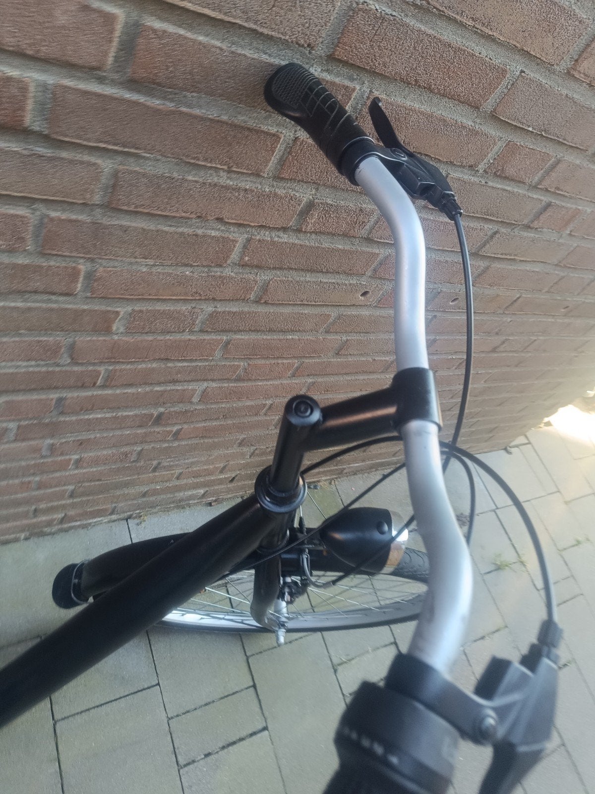 Stads fiets zwart met zilver, Ophalen, Gebruikt, Overige merken