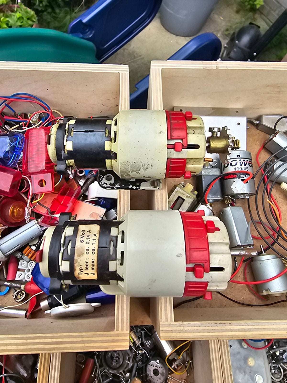 Vintage EMR Richards Powerdrive Electric Motor 6v, Ophalen of Verzenden, Gebruikt, Groter dan 1:32