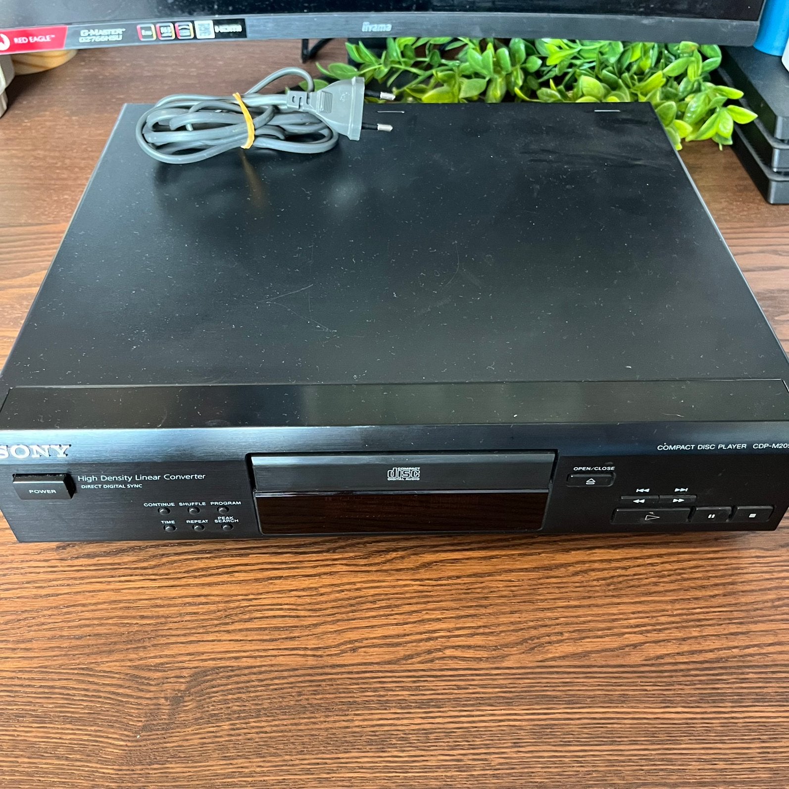 Sony CDP-M205 CD-speler | Getest | Inclusief stroomkabel, Ophalen, Zo goed als nieuw, Sony