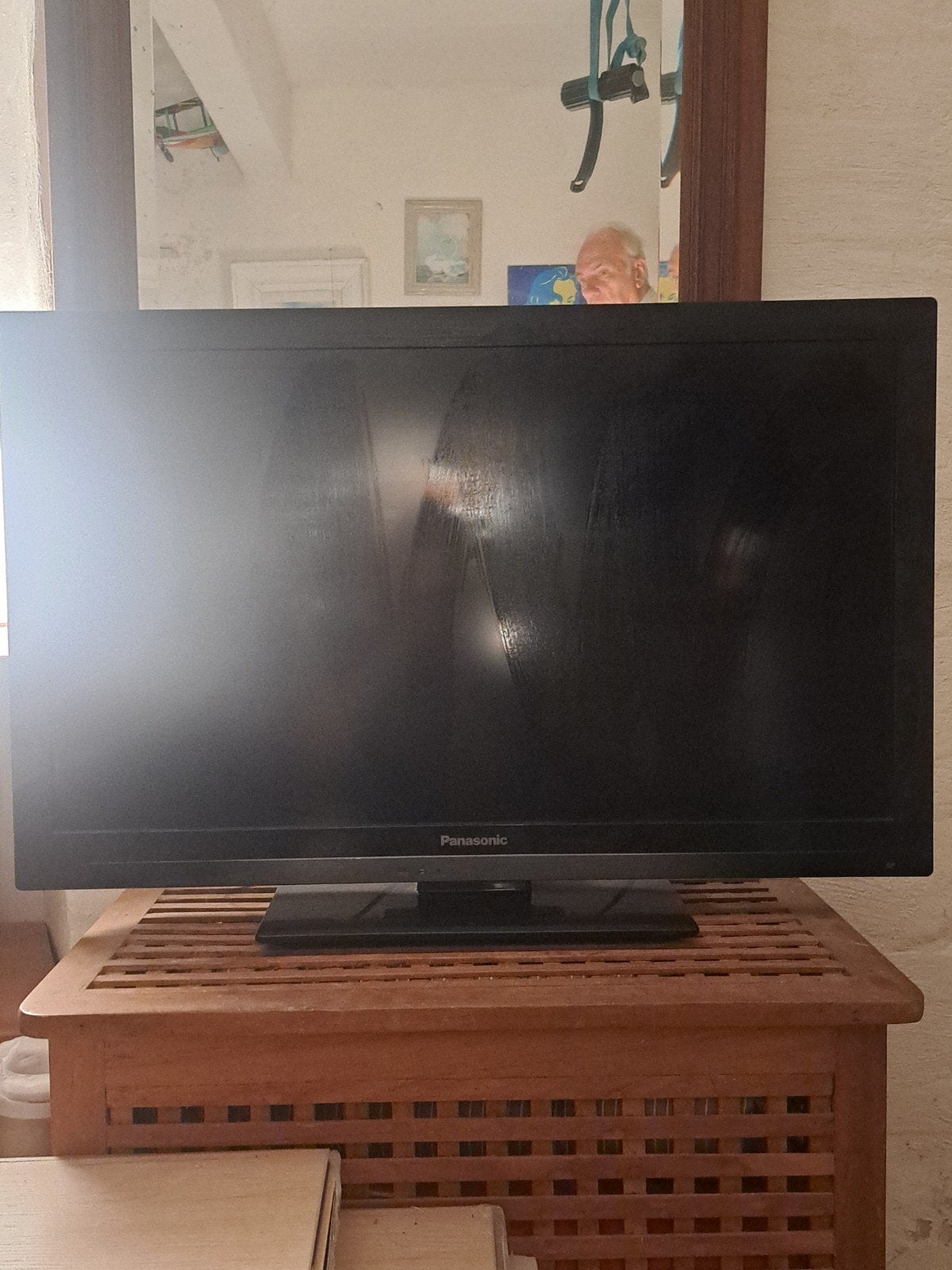 Televisie,80 cm diameter.Panasonic., Ophalen, Gebruikt, 50 Hz, Panasonic
