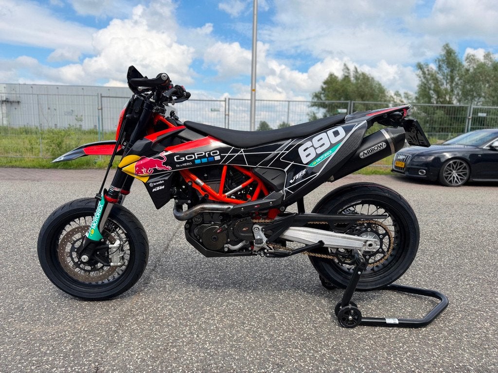KTM 690 SMC R A2 Supermoto Supermotard TOPSTAAT!, Motoren, 693 cc, LED Verlichting, Ktm, Bedrijf