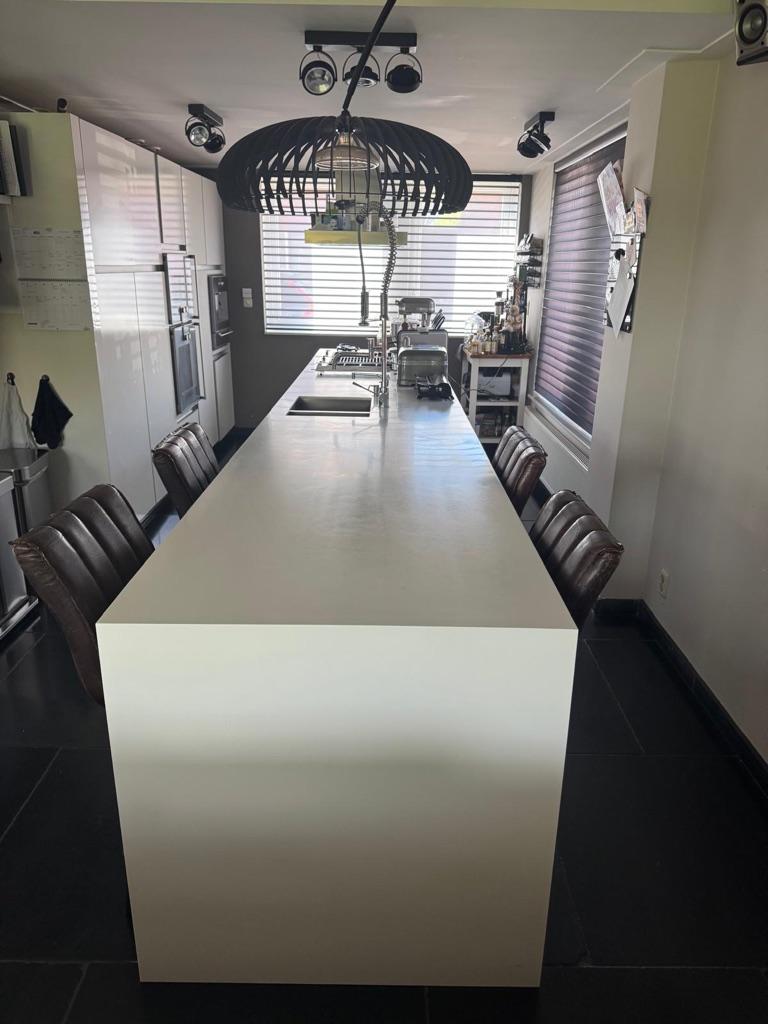 Luxe designkeuken / kookeiland te koop  Gaggenau apparatuur, Ophalen, Gebruikt, Overige materialen, Wit