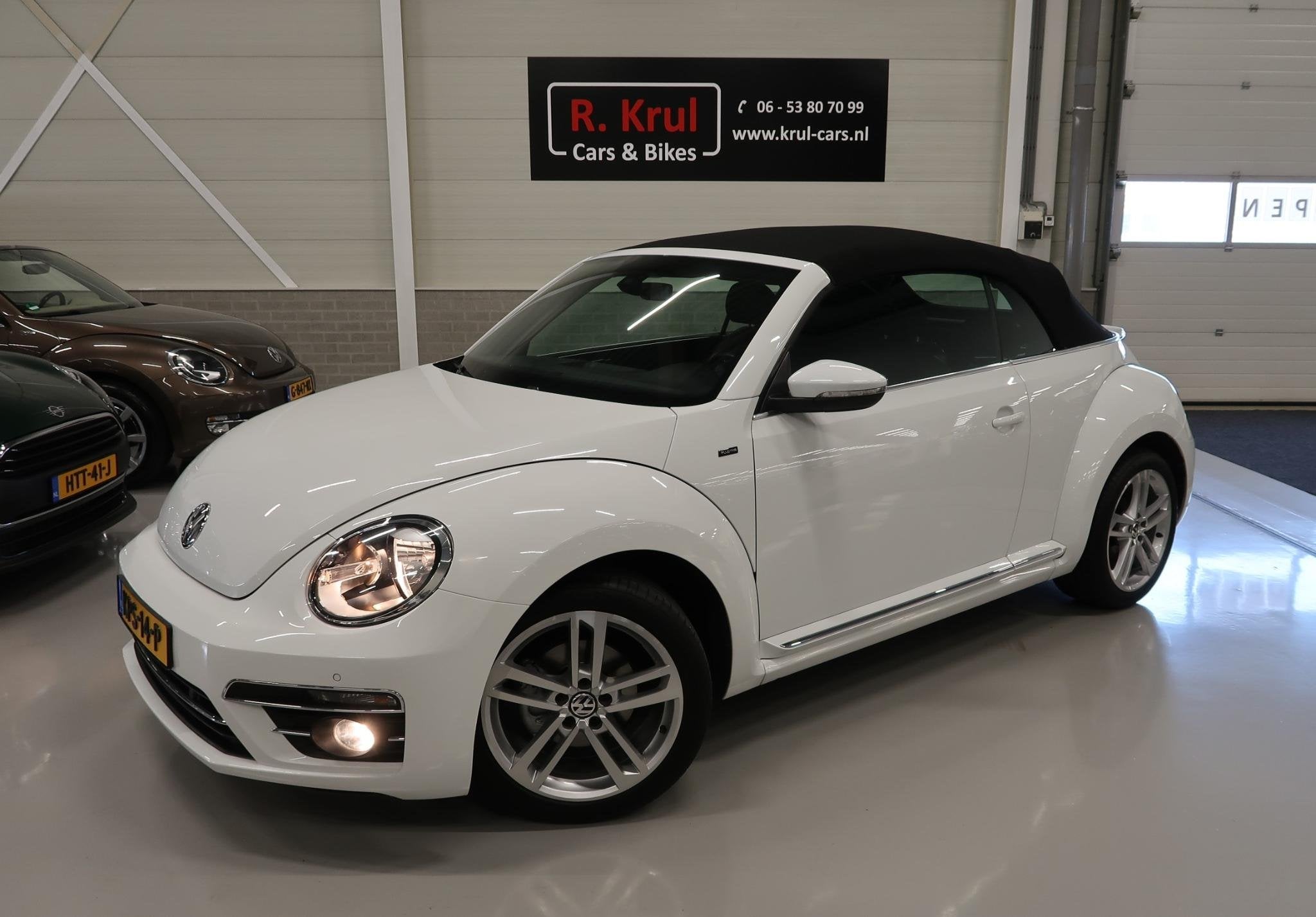 Volkswagen Beetle Cabriolet 1.2 TSI Allstar Camera Navigatie, Auto's, Voorwielaandrijving, Stof, Gebruikt, 4 cilinders