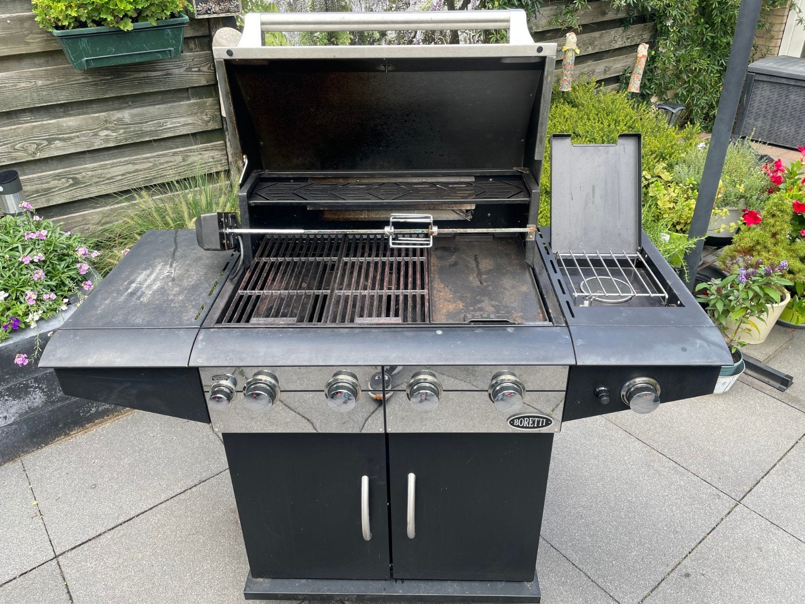 Boretti BT30-DA VINCI Gasbarbecue met extra's, Ophalen, Gebruikt, Boretti