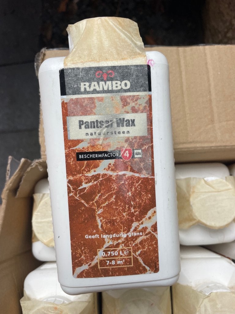 Rambo Pantser Wax Natuursteen 750 ml - Beschermfactor 4, Overige kleuren, Nieuw, Ophalen of Verzenden, Lak