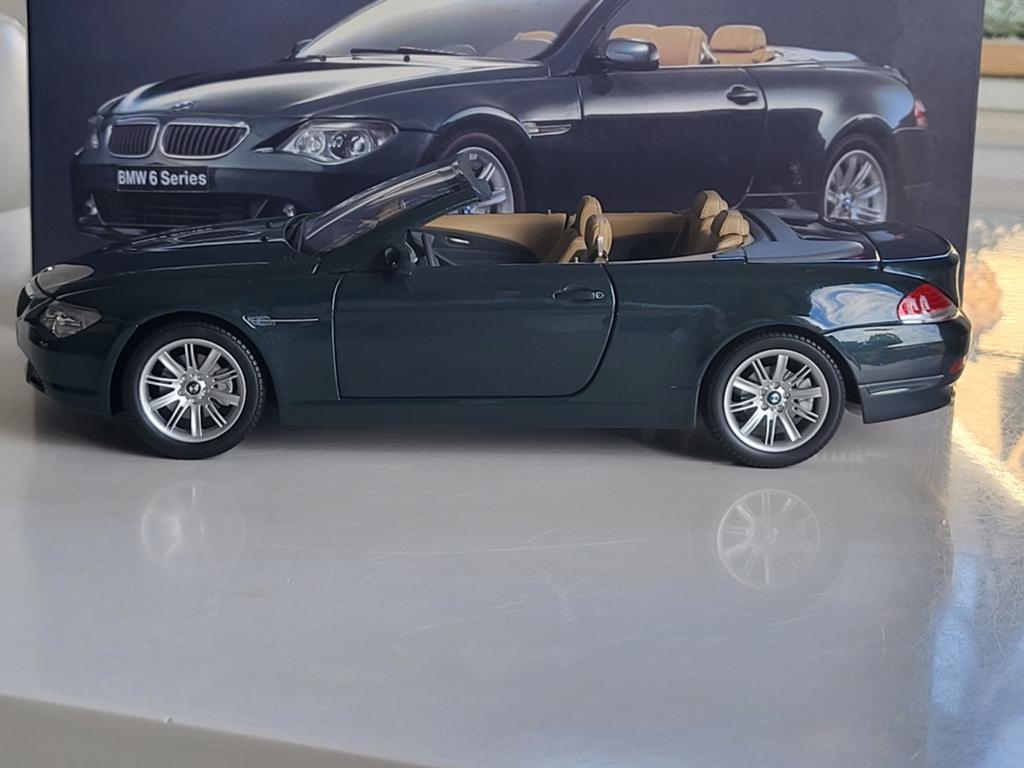 1:18 Kyosho BMW 645 CSi Convertible Green, BBR, Kyosho, Auto, Ophalen of Verzenden