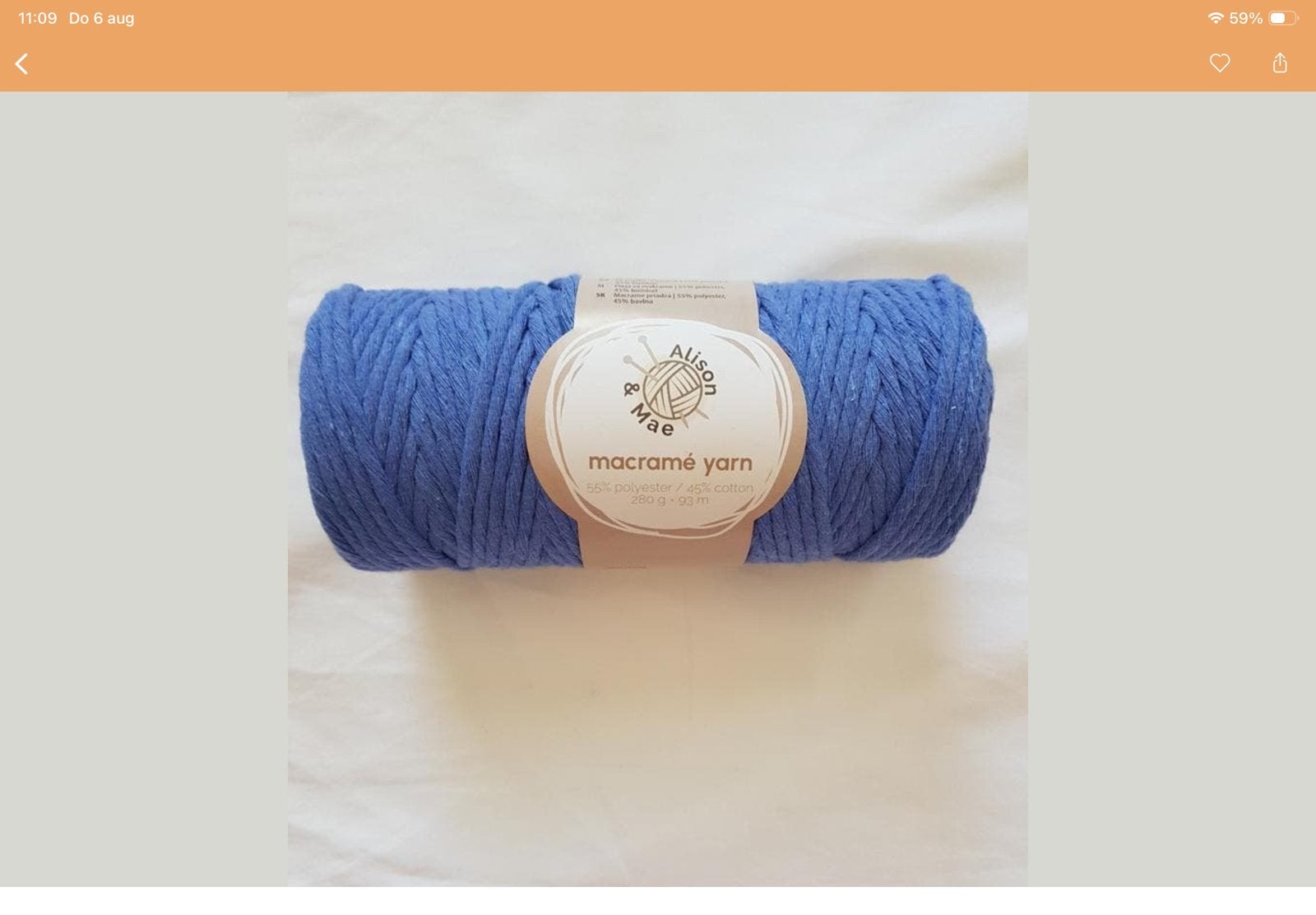 GEZOCHT Alison & mae macrame garen action, Hobby en Vrije tijd, Naaien en Fournituren, Ophalen, Nieuw